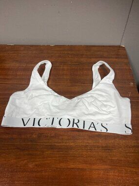 Victoria's Secret Plunge Bra White Size Medium